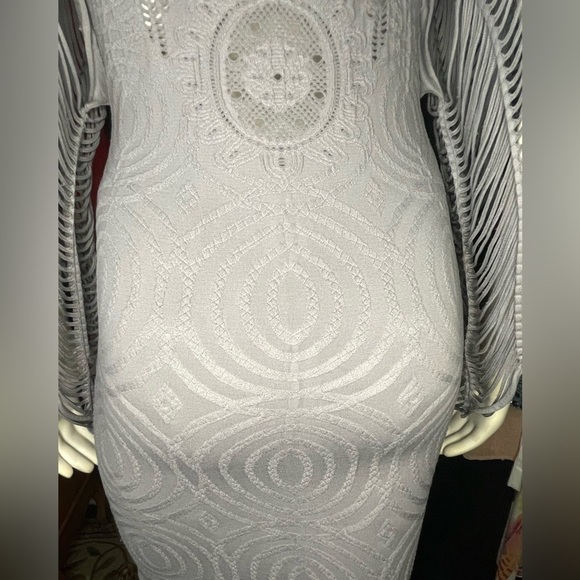 Dress Cage Sleeve Stretch Dress By Poof!  MUST SEE 💕 Unique Flattering Dress - Picture 12 of 12